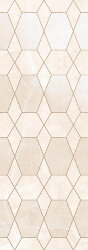 Декор (35x100) 664.0136.031 Glee Cream Shine Ret - Marble