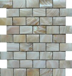 Мозаїка (25x28.5) RIL-CR-B25 Cream Shell B253*4,8 - Rilievi
