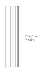 Декор Arbor Grey Tatami 22,5x90 AN38