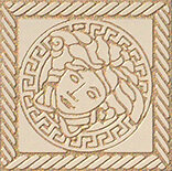 Декор (11.5x11.5) 2403040 Toz. Medusa Beige Sab - Marble з колекції Marble Versace
