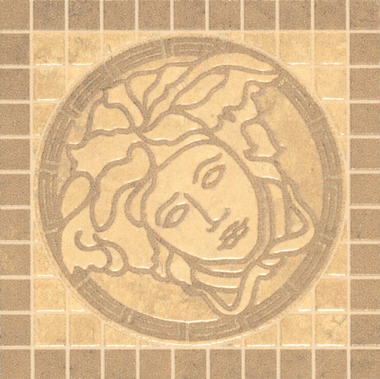 Декор (15x15) 36251 Ang. Medusa Oro-Noce - Vanitas з колекції Vanitas Versace