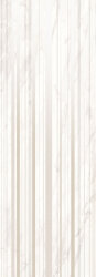 Декор (35x100) 664.0137.001 Layers White Matt Ret - Marble