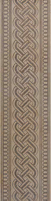 Бордюр (10x40) Cattedrale Bordura TR-seppia - Deco з колекції Deco Lithos Mosaico