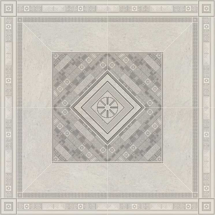 Декор (160x160) 02611700 ROSONE BIANCO - Greek з колекції Greek Versace