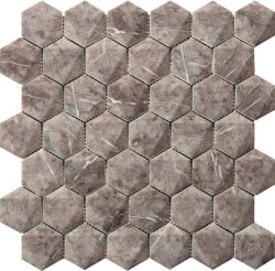 Мозаїка (30x30) 69HE-PA Hexagonal Paladio - Marmorea