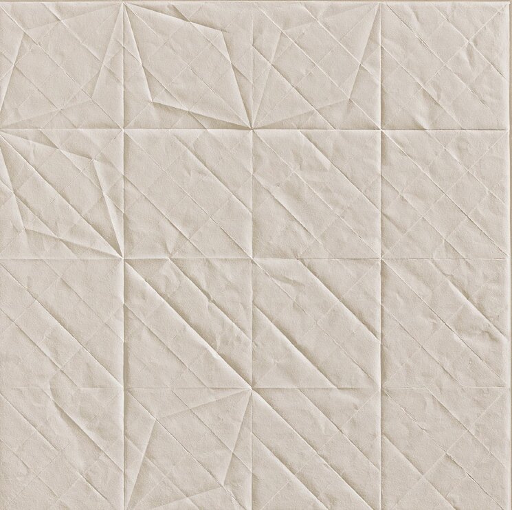 Плитка (60x60) Refo01 Folded Bianco - Folded з колекції Folded Mutina