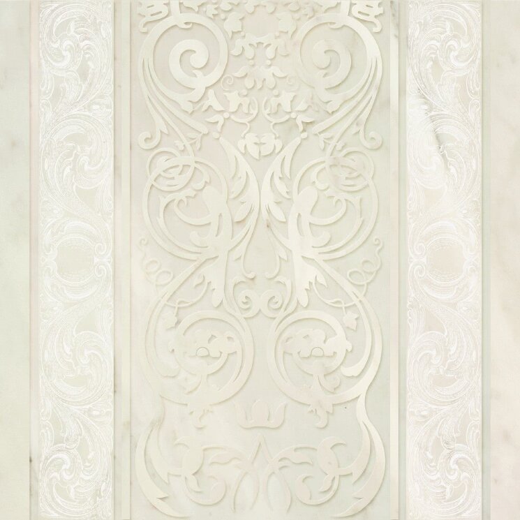 Декор (60x60) Kaleidos Extremoz Bianco - KREOO Bas-relief з колекції KREOO Bas-relief Decor Marmi