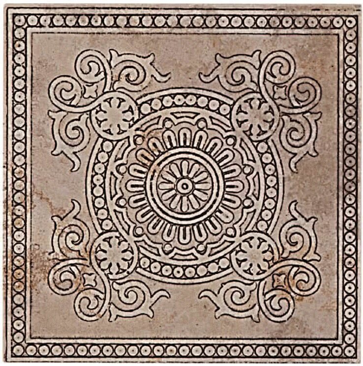 Декор (10x10) CasaleA2 100TR-Seppia - Deco з колекції Deco Lithos Mosaico