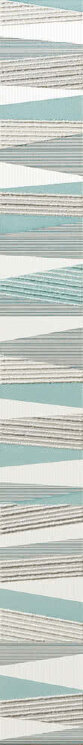 Бордюр (5x45) 633.0091.051 Barra Riviera Turchese - Acqua з колекції Acqua Love Tiles