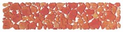 Бордюр (7x30) BKL3-M-RF Brook Listello Grande Mineral Rosso Fuoco Lucido - Brook