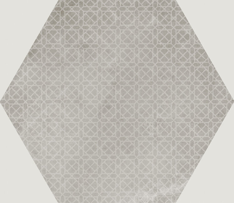 Плитка 29,2x25,4 Urban Hexagon Melange Silver 23603 з колекції Urban Equipe Equipe