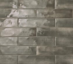 Плитка Grey Gloss 7.5x30 Brickell Fap