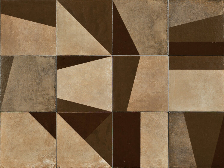 Декор (20x20) AG205D Shape Brick Tale - Argillae з колекції Argillae Fioranese