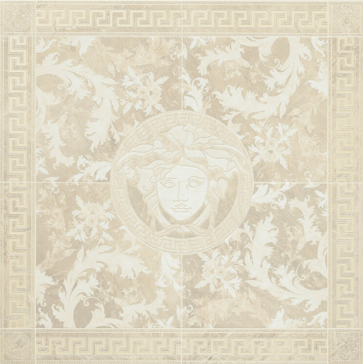 Декор (117.2x117.2) 2404210 ROSONE BIANCO - Marble з колекції Marble Versace