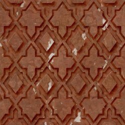 Плитка (60x60) Alhambra Rosso Alicante Bas-Relief - KREOO Bas-relief