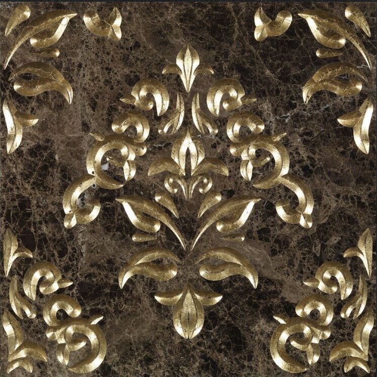 Декор (60x60) Luxury 6Emperador Dark Gold - Luxury з колекції Luxury Lithos Design