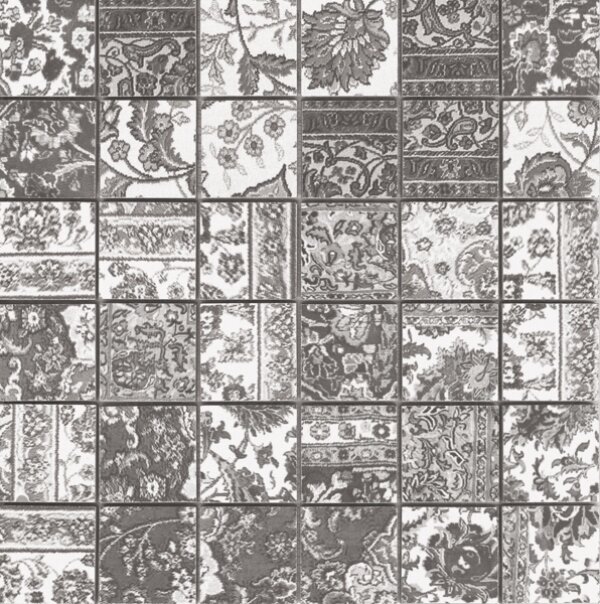Мозаїка (29.75x29.75) Kilim Black Nat. Mos. 5x5  G-3638 - Kilim з колекції Kilim Aparici