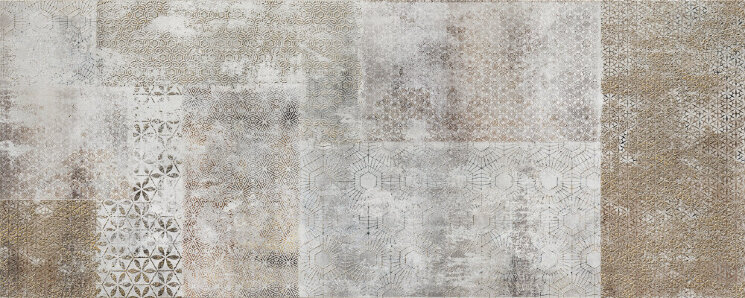 Декор (20x50) GREY SOUL DECORO EGO GLOSSY  WALL - Grey Soul з колекції Grey Soul Tuscania
