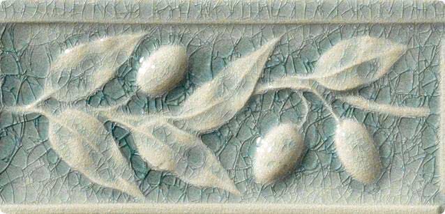 Бордюр (7.5x15) 30554- Listelloolivegreygreen - The Traditional Style з колекції The Traditional Style Settecento