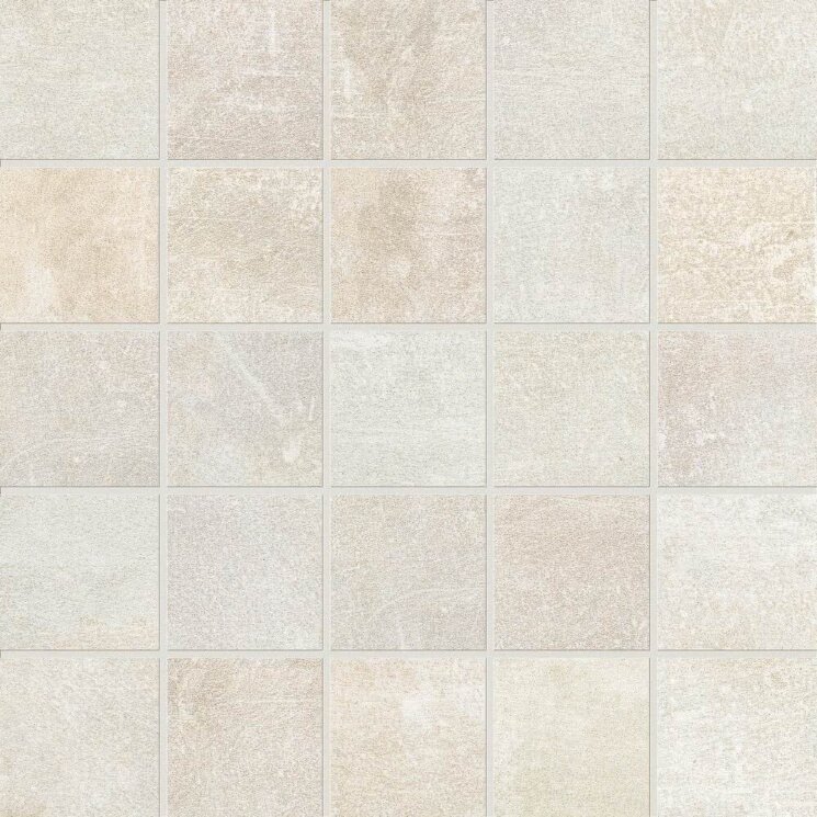 Мозаїка (30x30) 00983 Concr. Mosaico White N/R - Concrete з колекції Concrete Piemme
