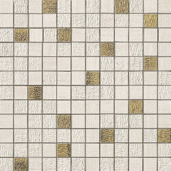 Мозаїка (30x30) ASP8 Sunrock Travertino White Mosaico Gold - Sunrock
