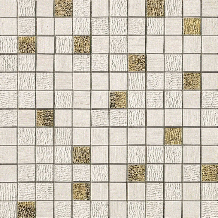 Мозаїка (30x30) ASP8 Sunrock Travertino White Mosaico Gold - Sunrock з колекції Sunrock Atlas Concorde