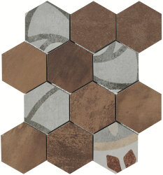 Декор (30x30) Shade Terra esagono Carpet 10 nat - Shade