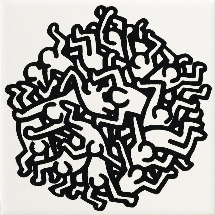 Декор (20x20) GFKHD08 - Game Of Fifteen: Keith Haring з колекції Game Of Fifteen: Keith Haring Ascot