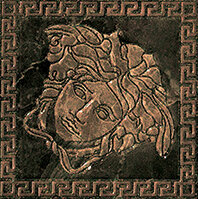 Декор (14.4x14.4) 2403830 Toz. Medusa Nero Lev - Marble