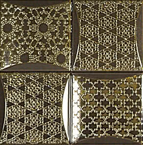 Декор (25x25) FRAMOF Frame Moka-Oro Formella - Luce з колекції Luce Brennero