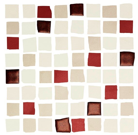 Мозаїка (20x20) 663.0108.024 Mosaic Responsive Red - Splash з колекції Splash Love Tiles