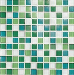 Мозаїка (30x30) MN04 Verde Lucido Mix - Crystal-B