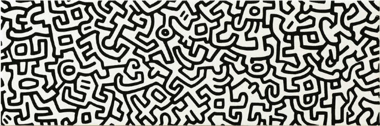 Декор (20x60) GFKHD611 - Game Of Fifteen: Keith Haring з колекції Game Of Fifteen: Keith Haring Ascot