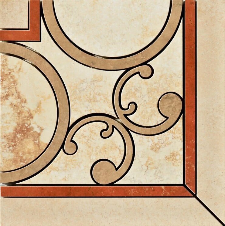 Декор (22.5x22.5) A. Ros. Caracalla - Caracalla з колекції Caracalla La Faenza