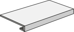 Сходинка (30x60) 71F0BPG GRADONE - STEP Sugar White Lapp. Rett - Stone Box