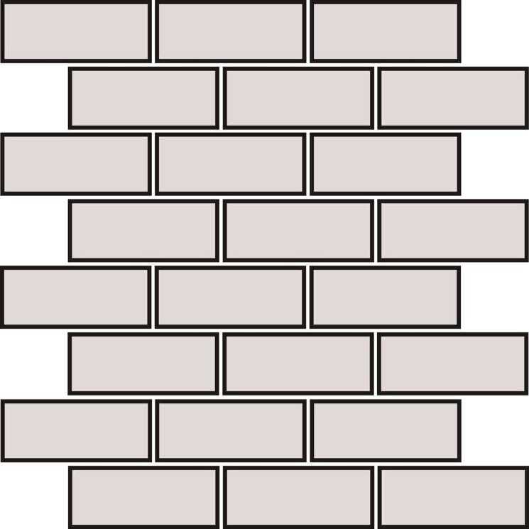 Мозаїка (33x33) 25DB33TL1BF Bricks Tool White Nr - Tool з колекції Tool Margres