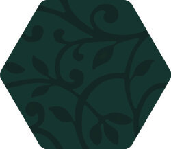 Плитка (25.8x29) Toscana Grabados Verde - Toscana
