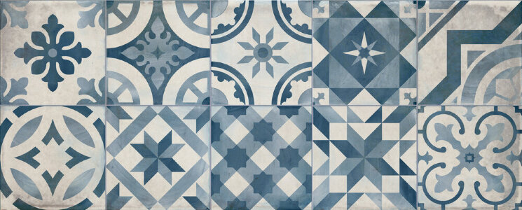 Декор (20x50) Decor Montblanc Blue Decor Montblanc Blue - Montblanc з колекції Montblanc Cifre