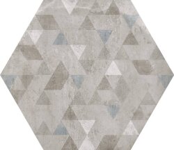 Декор (29.2x25.4) 23615 Urban hexagon forest silver Eq-10D - Urban