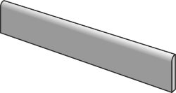 Плінтус (7.5x60) Tibur Nero Battiscopa 7,5x60 - Tibur
