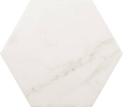 Плитка (17.5x20) 23101 Carrara hexagon Eq-3 - Carrara