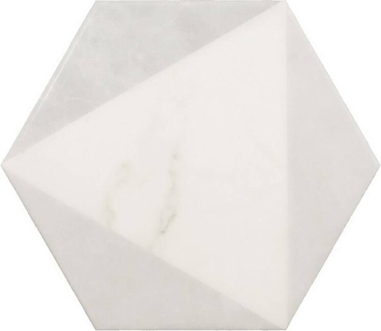Плитка (17.5x20) 23102 Carrara hexagon peak Eq-10D - Carrara з колекції Carrara Equipe