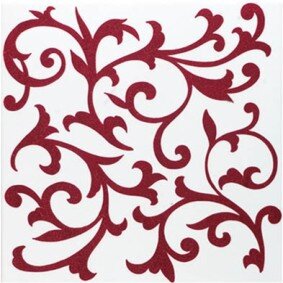 Плитка (20x20) Caparrina Rosso - Fiori Scuri з колекції Fiori Scuri Francesco De Maio