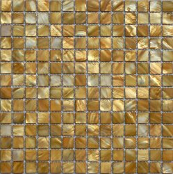 Мозаїка (30.4x30.4) MOPM-GO-SQ Gold 2*2Square - Shell Mosaic