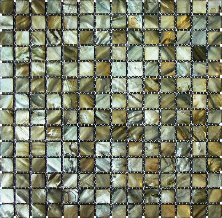 Мозаїка (30.4x30.4) SM-GRD-SQ Grey 2*2Square - Shell Mosaic з колекції Shell Mosaic Studio Vega