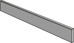 Плінтус (3.8x120) PUCBT62 skirting grey - Cover