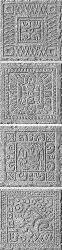 Декор (16.3x16.3) B7553- Insertogrigio 4pz(Priceforpzof 4pz) - Azteca-Maya