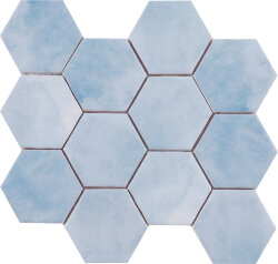 Мозаїка (23.2x26.4) Malla Panal Hexagon Azul 23,2 x 26,4 - Panal Hexagon