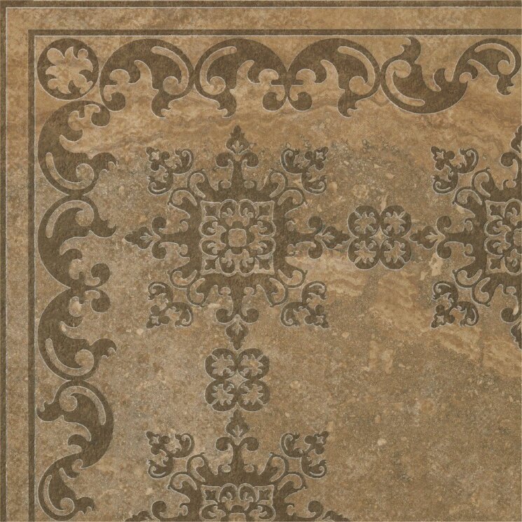 Декор (59.5x59.5) 60202 Angolo Damasco Noce - Impero з колекції Impero Cerdomus