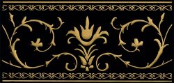 Декор (10x20) BNarcisA11 Narciso ASu Blu Royal - Grand Elegance Gold
